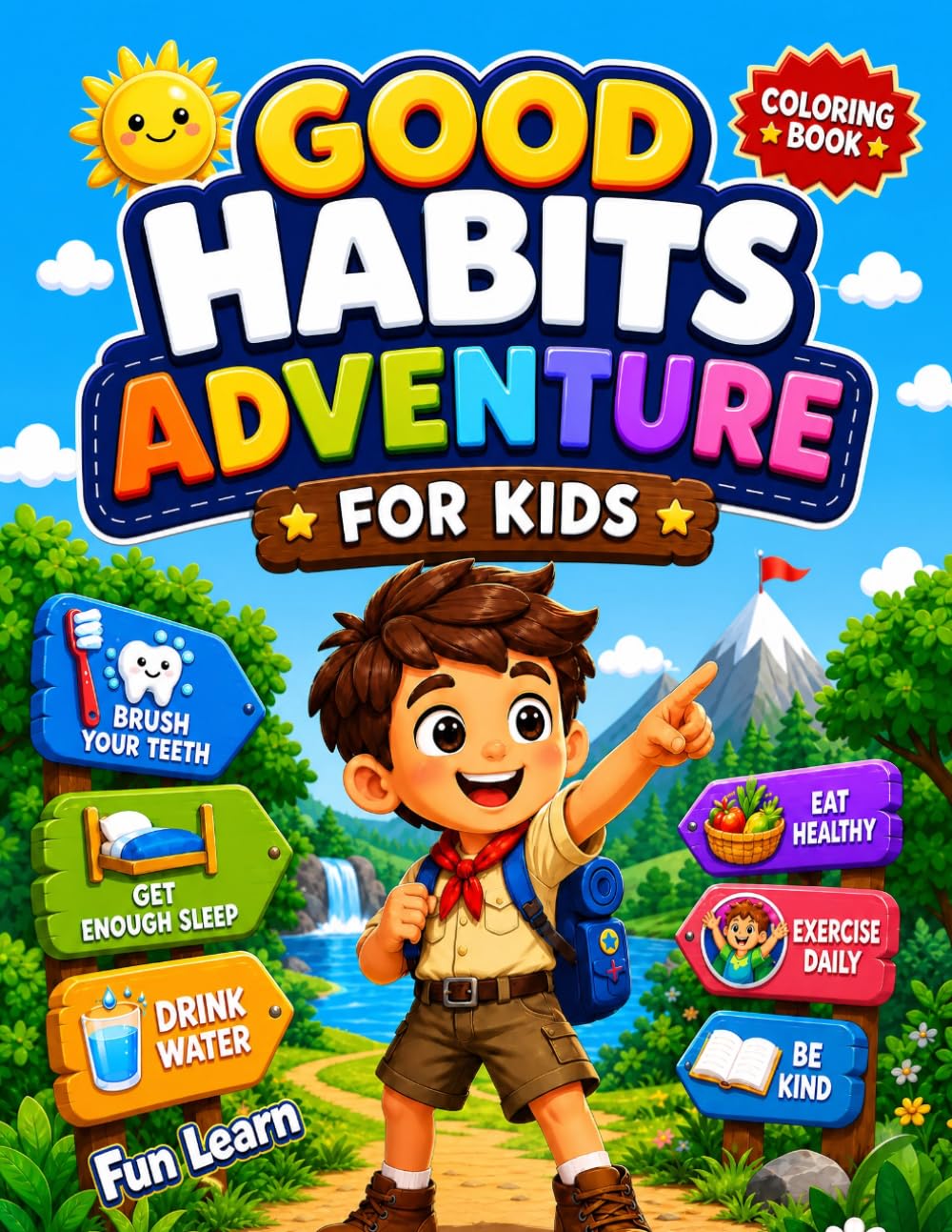 Good Habits Adventure: Color, Learn, and Grow