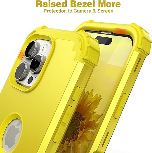 Miniatura 7 de IDweel Funda para iPhone 16 Pro Max con protector de pantalla para mujer, 3 en 1, a prueba de golpes, ajuste delgado, híbrida, resistente, cubierta