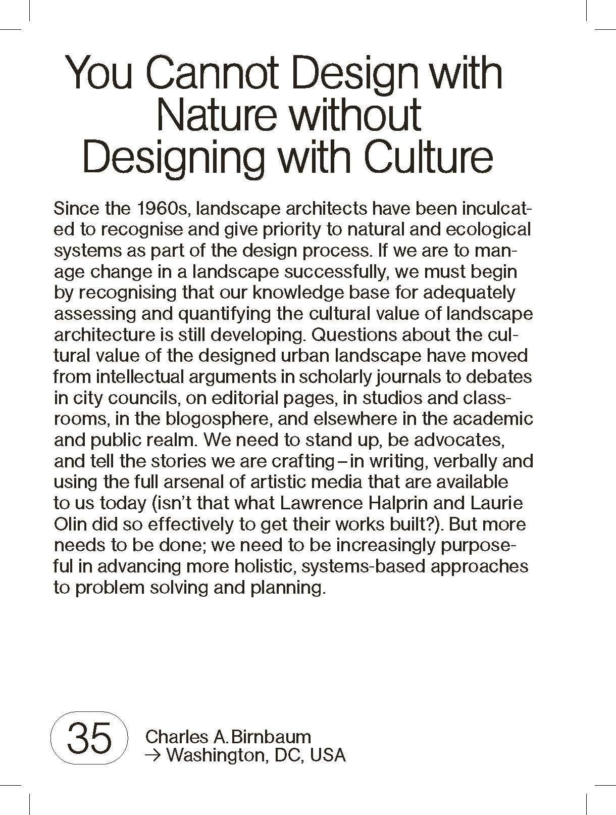 250 Things a Landscape Architect Should Know