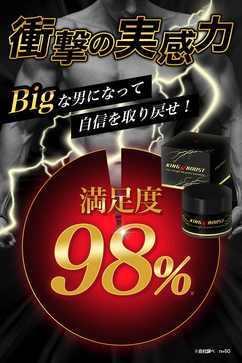 Amazon | KING BOOST （ キングブースト ）メンズ ボディ クリーム EGF