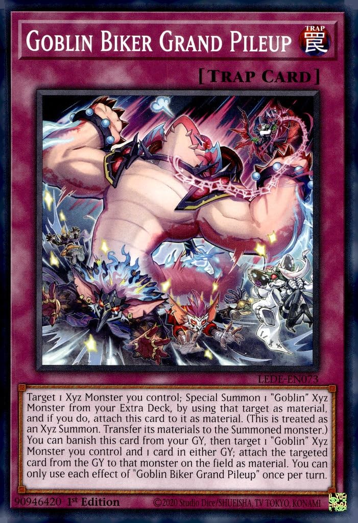 Amazon.com: YU-GI-OH! Goblin Biker Grand Pileup - LEDE-EN073