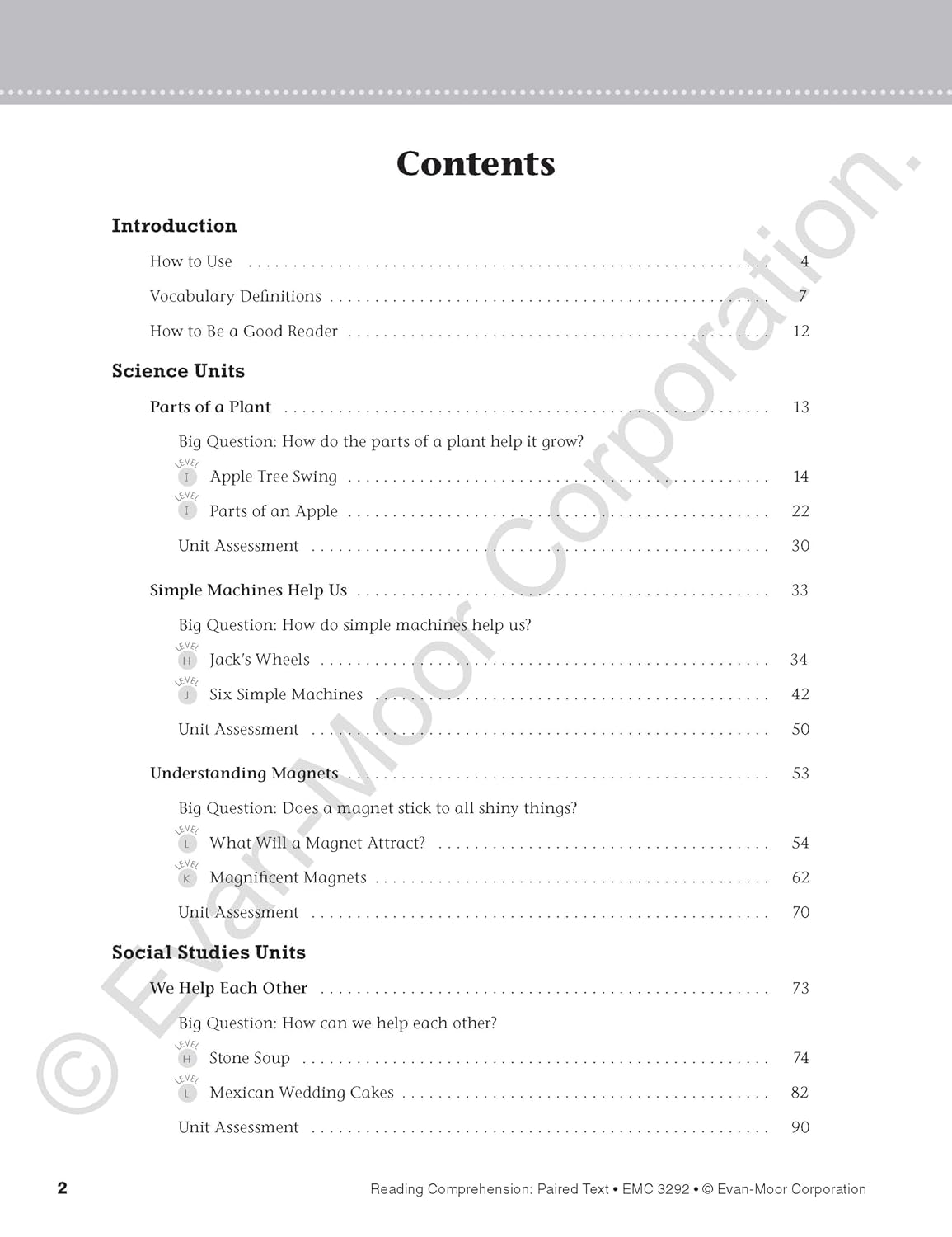 Evan-Moor Reading Comprehension: Paired Text Grade 2, Homeschooling and Classroom Resource Workbook, Close Reading, Improve Reading Skills, Nonfiction Passages, Fiction, Vocabulary, Social Studies