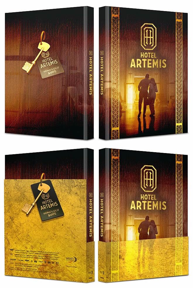 Hotel Artemis (wattiert) – 4K Mediabook D (UHD + Blu-ray Disc)