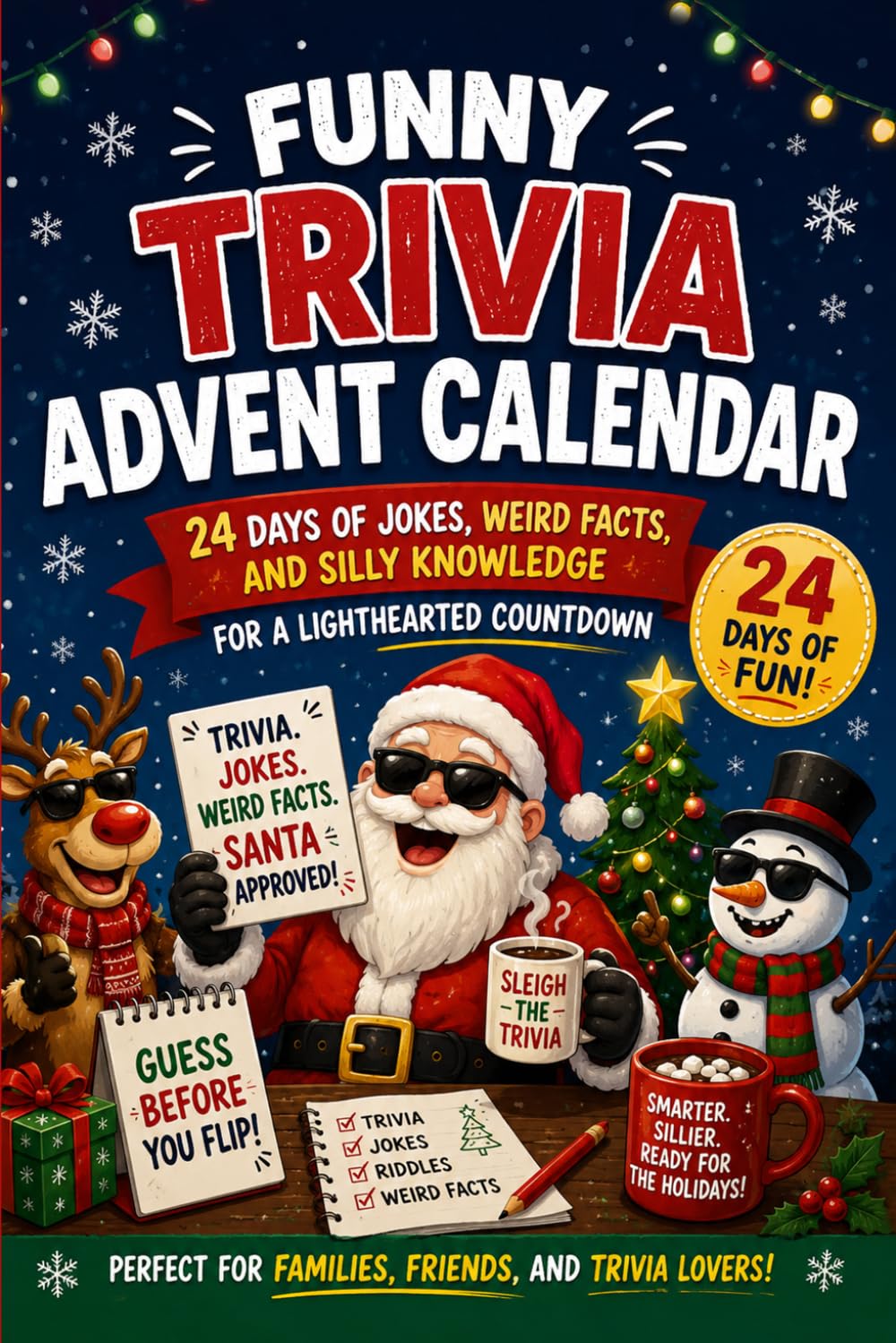 Funny Trivia Advent Calendar: 24 Days of Jokes, Weird Facts, and Silly Knowledge for a Lighthearted Countdown (The Christmas Countdown Collection)