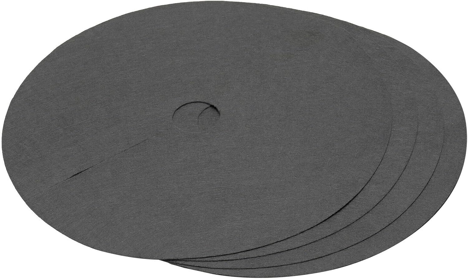 Home and Garden Parts 4 x Tree Mulch Ring 62cm Nonwoven Tree Protector Mat Plant Cover Black #CN/251024/06629