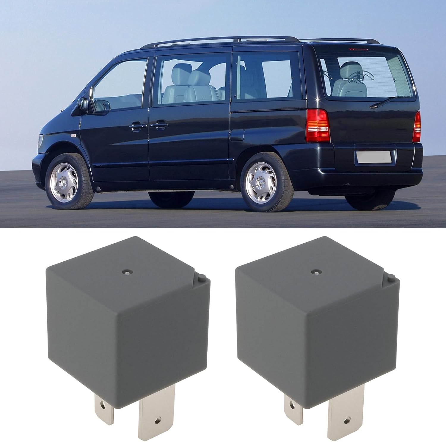 4Pin 12V Heating Starter Relay A0025422619 Compatible with Benz Vito 638 Sprinter 903