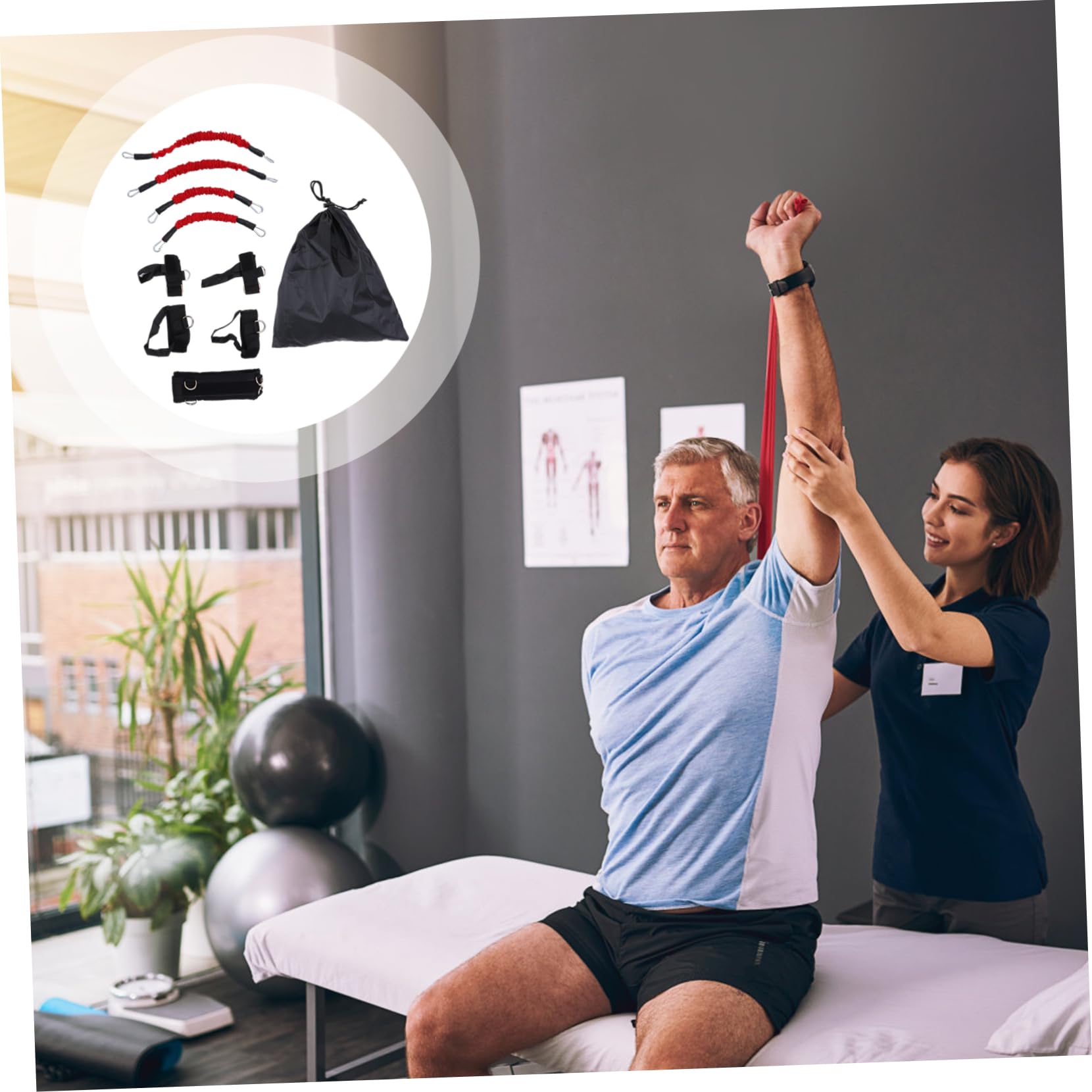 1zestaw Sztuka Taśmy Oporowe Do Ćwiczeń Fitness z Gumą Elastyczną Do Treningu Mięśni Wzmocnienia Rąk i Nóg Łatwe Użyciu Dla Początkujących i Sportowców