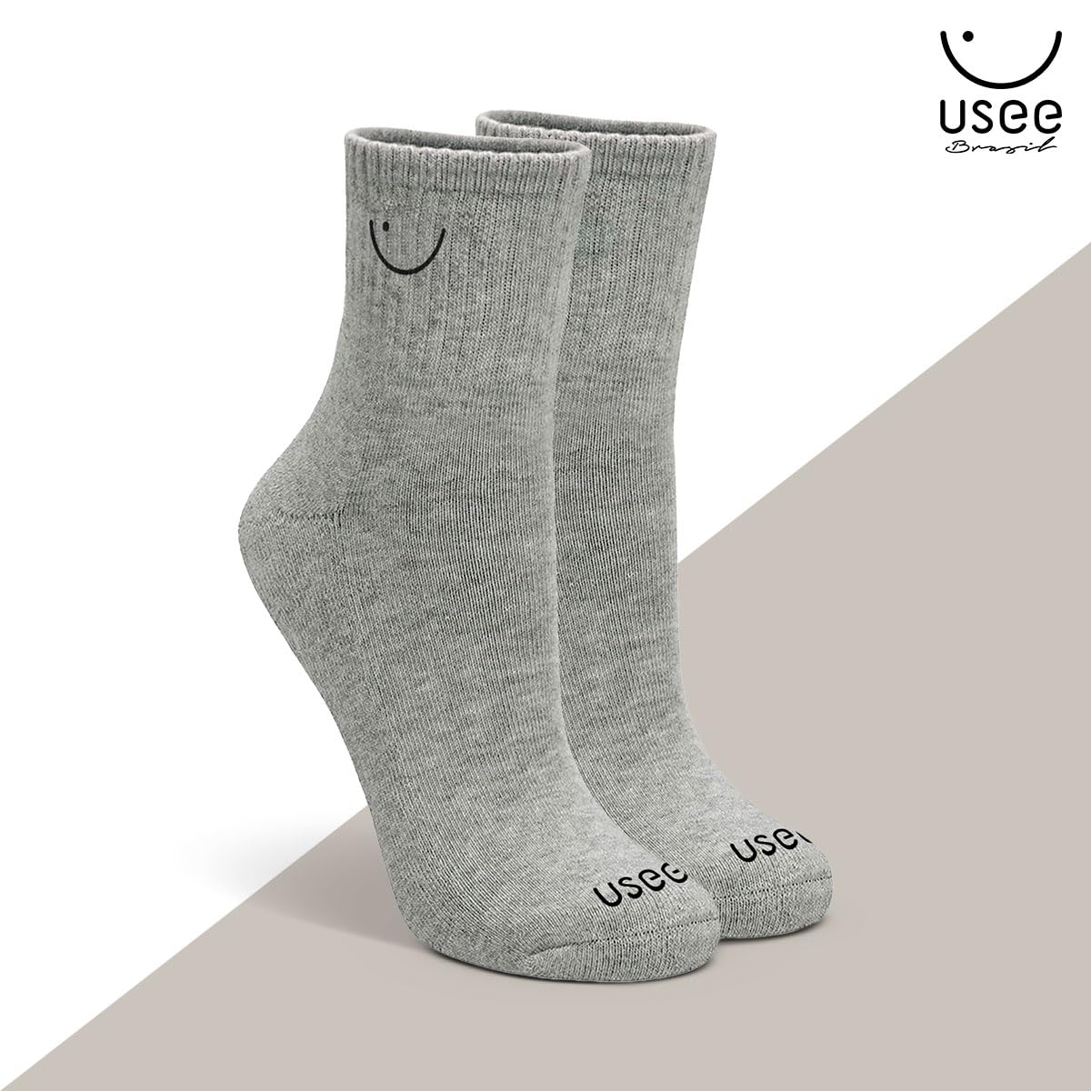 Kit com 10 Pares de Meias Cano Médio Algodão Usee Brasil em promoção! Veja a oferta e mais achadinhos de Moda íntima 3 Hoje é o melhor dia para comprar Kit com 10 Pares de Meias Cano Médio Algodão Usee Brasil com aquele preço maroto! Promoção! Aproveite a oferta! 3