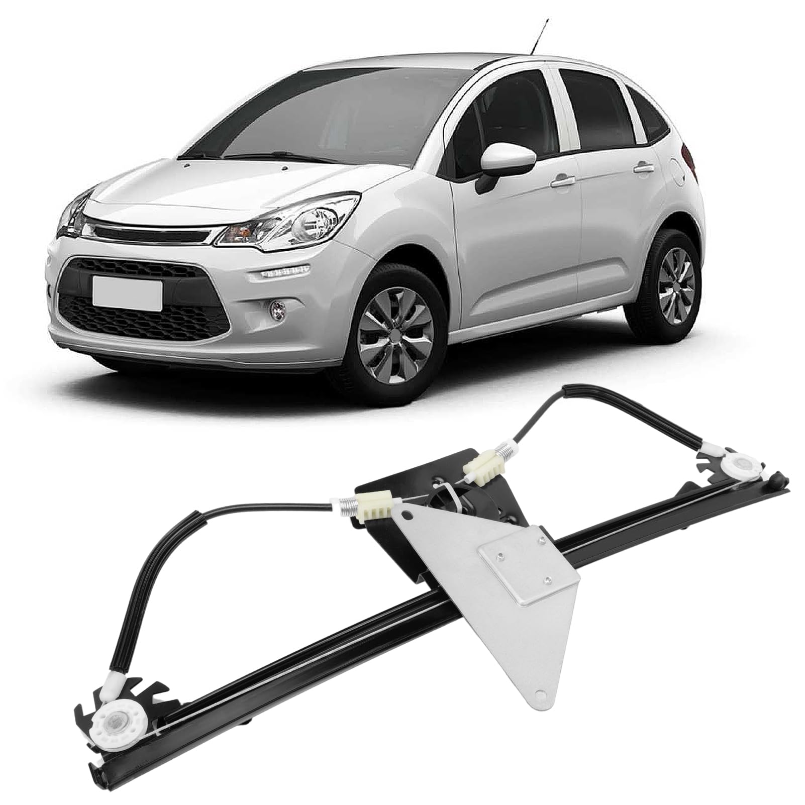 Lève-vitre Électrique, Mécanisme Lève-vitre Électrique compatible C3 II Lève-glace Électrique Avant droit (côté passager) 350103110400