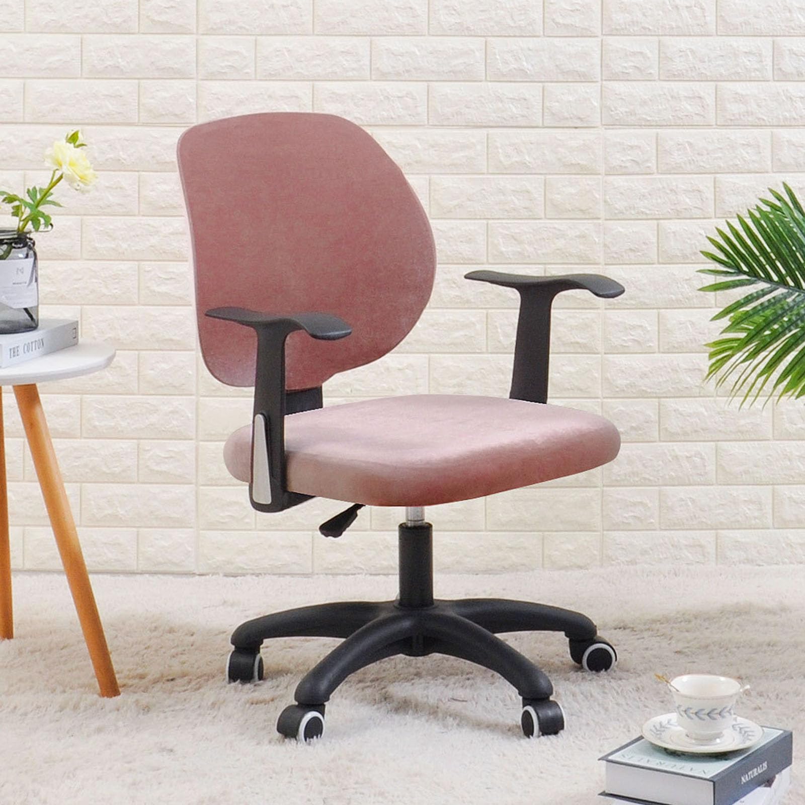 Lukery Floral Housse de Chaise de Bureau Extensible, Couverture de Fauteuil de Bureau Rotatif Amovible Lavable, pour Chaise de Bureau Pivotante Ordinateur Gaming Universelle (Printemps Vert,M Lukery Floral Housse de Chaise de Bureau Extensible, Couverture de Fauteuil de Bureau Rotatif Amovible Lavable, pour Chaise de Bureau Pivotante Ordinateur Gaming Universelle (Printemps Vert,M