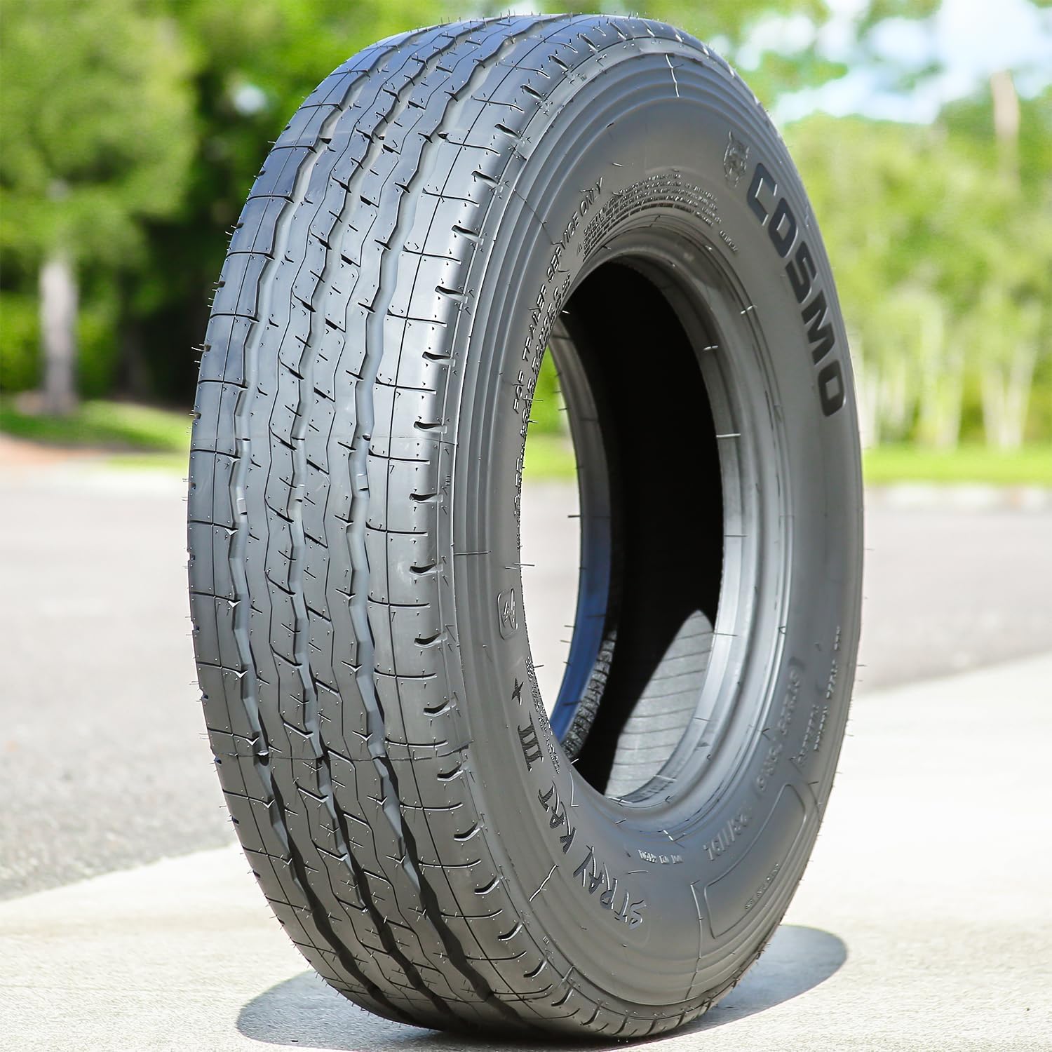 Stray Kat III+ Premium Trailer Radial Tire-ST225/75R15 225/75/15 225/75-15 123/119L Load Range G LRG 14-Ply BSW Black Side Wall