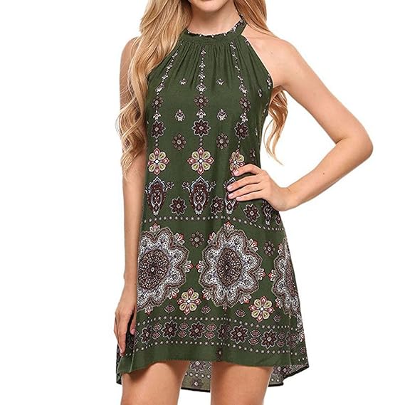 Strappy ethnic dress Outlet