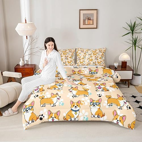 Miniatura 10 de Juego de edredón de la Torre Eiffel, juego de ropa de cama con estampado de flores de lavanda púrpura, romántica decoración de estilo floral de