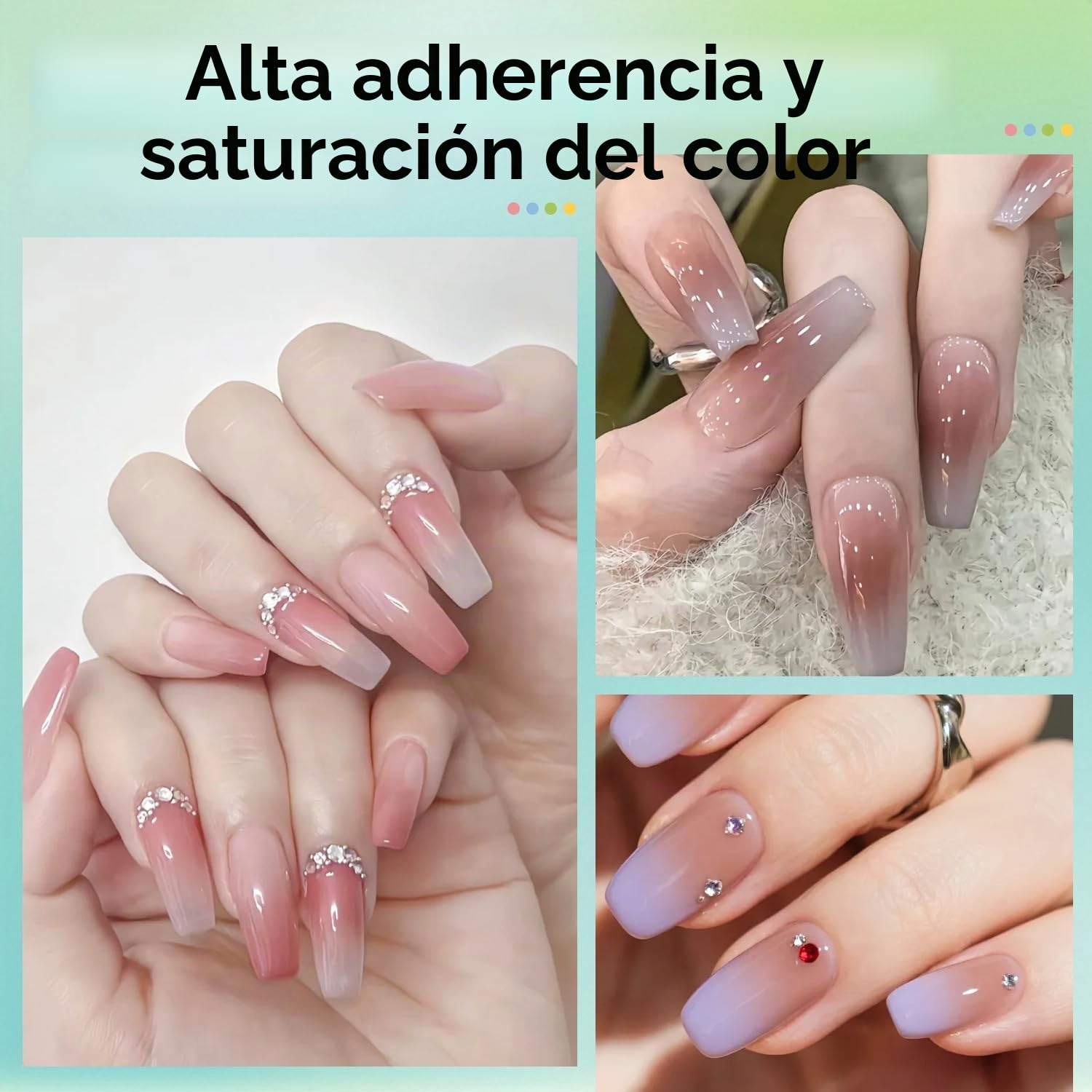 JODSONE Juego de esmaltes de uñas de gel con aerógrafo de 20 colores para gradientes de uñas, esmalte de uñas de gel sin disolución para manualidades, varios patrones, regalos de vacaciones para niñas