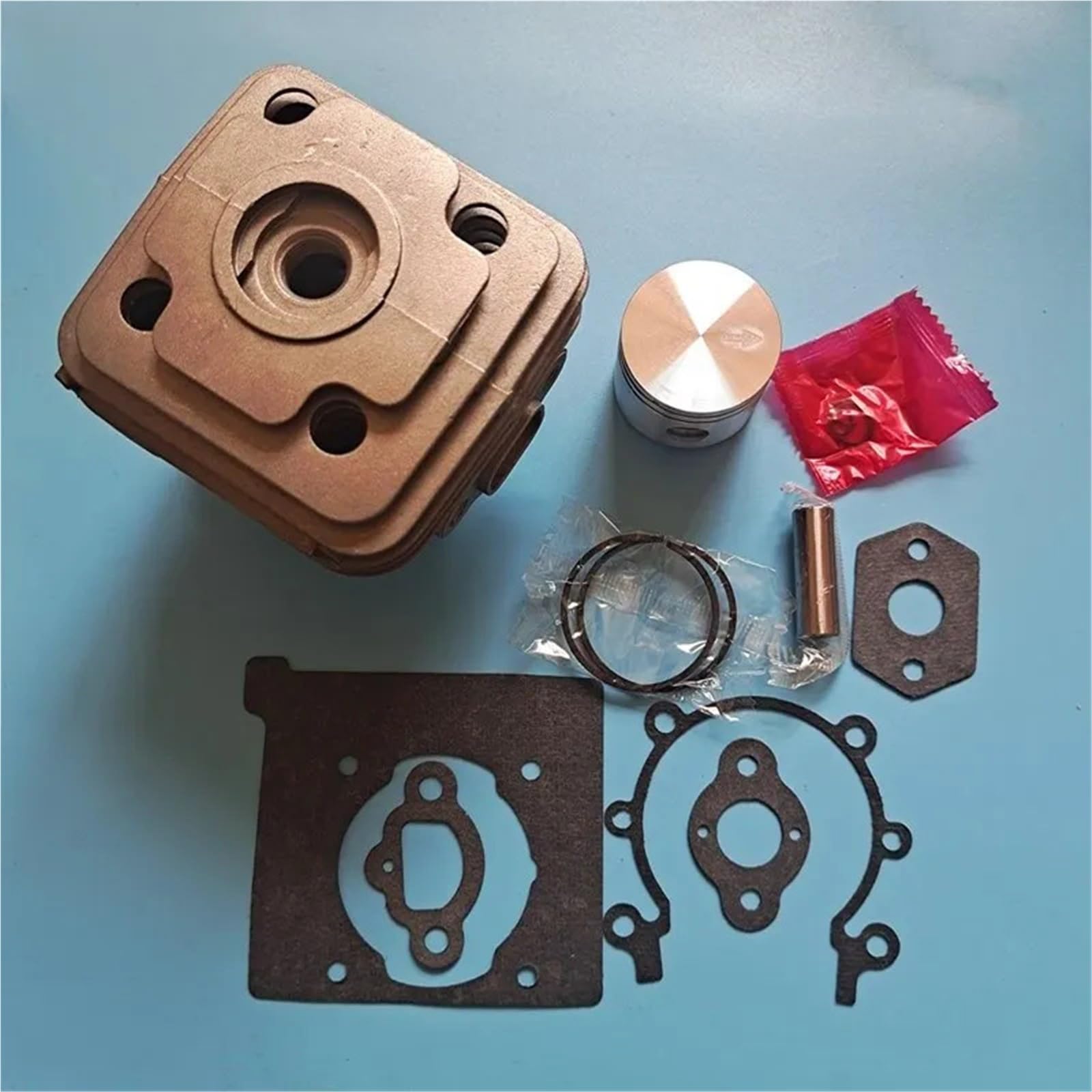 ZESTAW CYLINDERÓW 38 MM DLA SPARTA 36 37 38 EF3600 3500 3800 ZYLINDER PIERŚCIENIE TŁOKOWE ZACISKI PIN USZCZELKA MONTAŻ