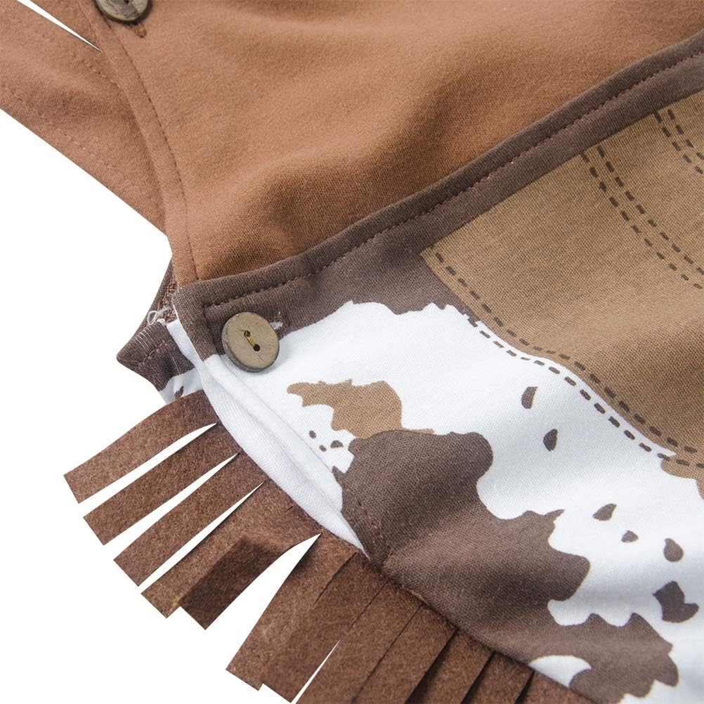 LXKIKMM May's Baby Baby Toddler Boys The Cowboy Romper Halloween Dress up Children's Clothing