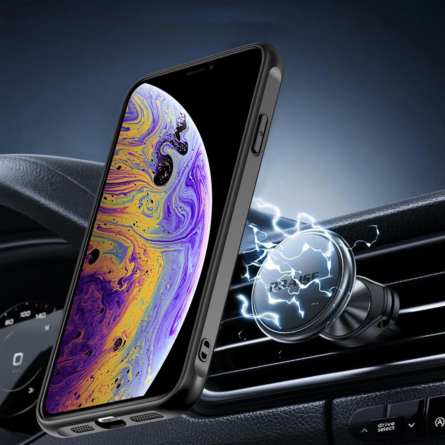 Amazon.co.jp: QAZWERT MagSafe対応 iPhoneXR 用 ケース カバー