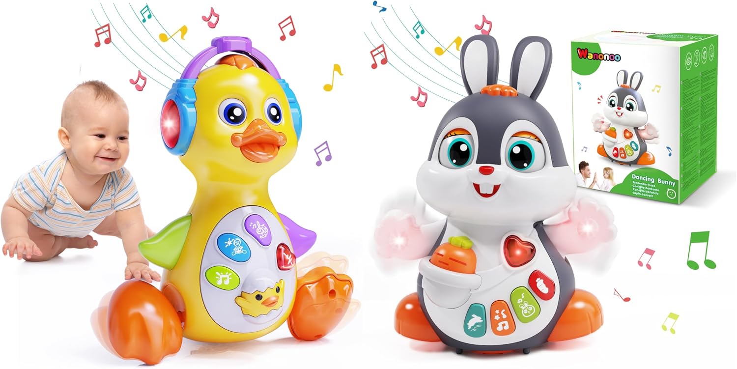 Baby Musical Easter Toy Dancing Crawling Tummy Time Toys