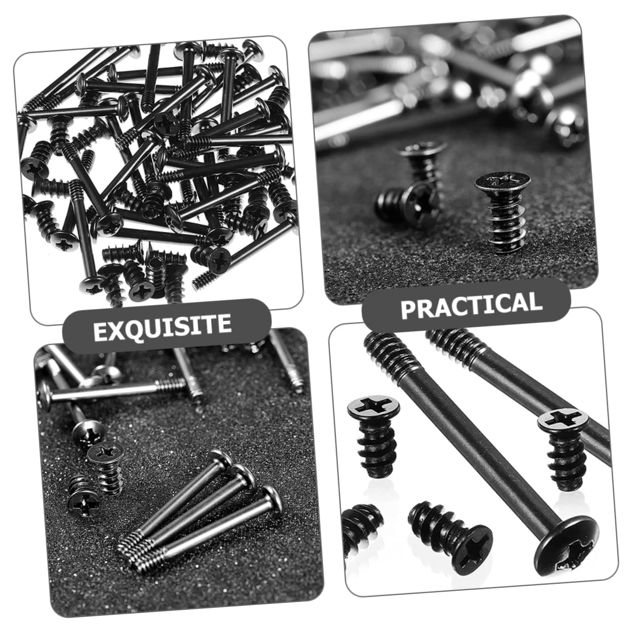 HONMEET 1Set Cooling Fan Screw for Case Mounting Screws for Chassis and Fans Replacement Fasteners for Air Cooler Upgrade and Repair