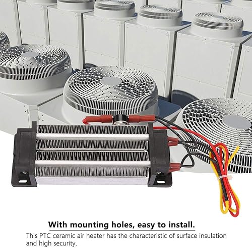 Miniatura 6 de Calentador de aire de calefacción Calentador de aire de cerámica termostático 500W 110V aislado calefacción de aire de cerámica