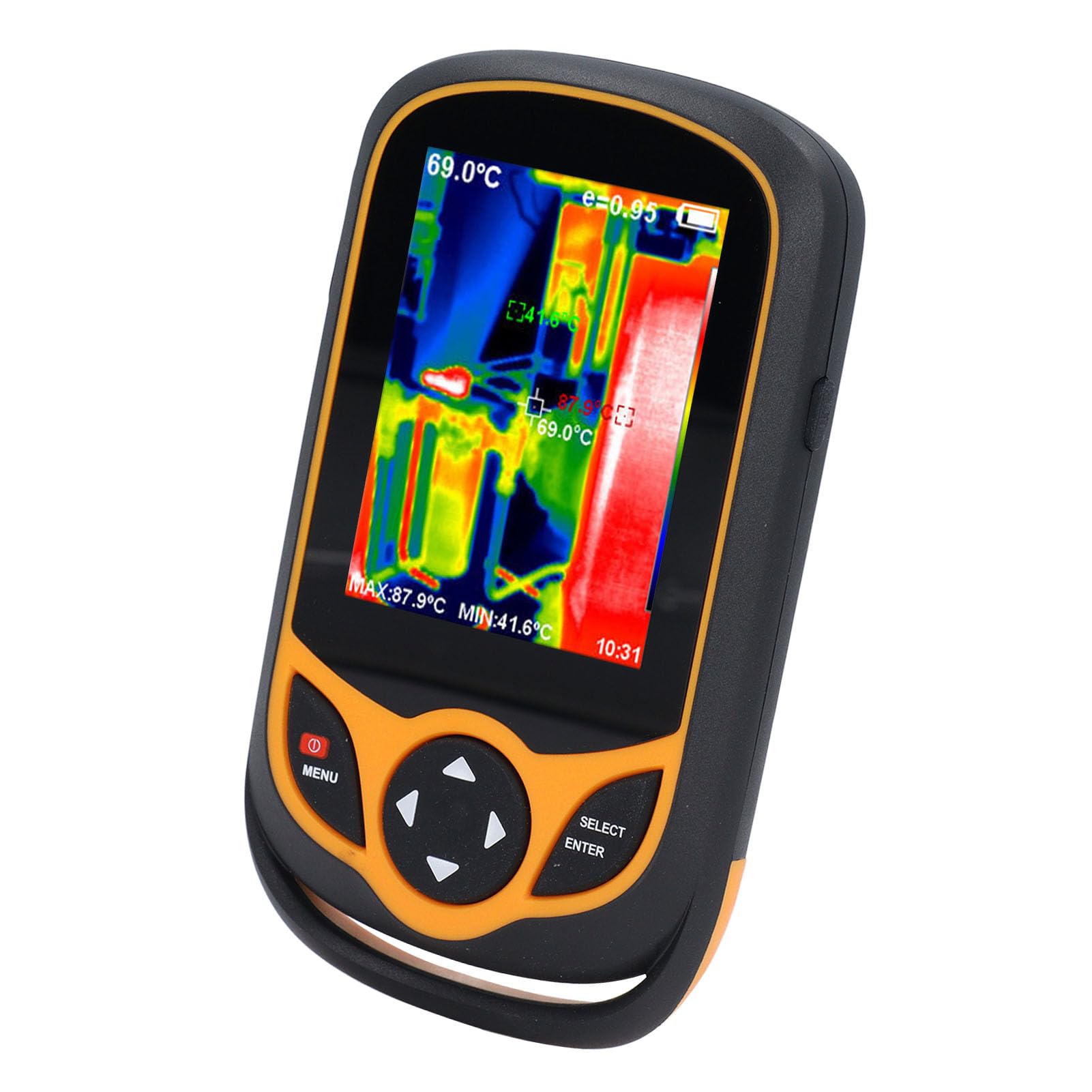Pocket Infrared Thermal Imager Tragbare Wärmebildkamera Infrarotkamera 256x192 IR Auflösung 0.07℃ Empfindlichkeit mit 3.2in Touchscreen für schnelle Fehlererkennung