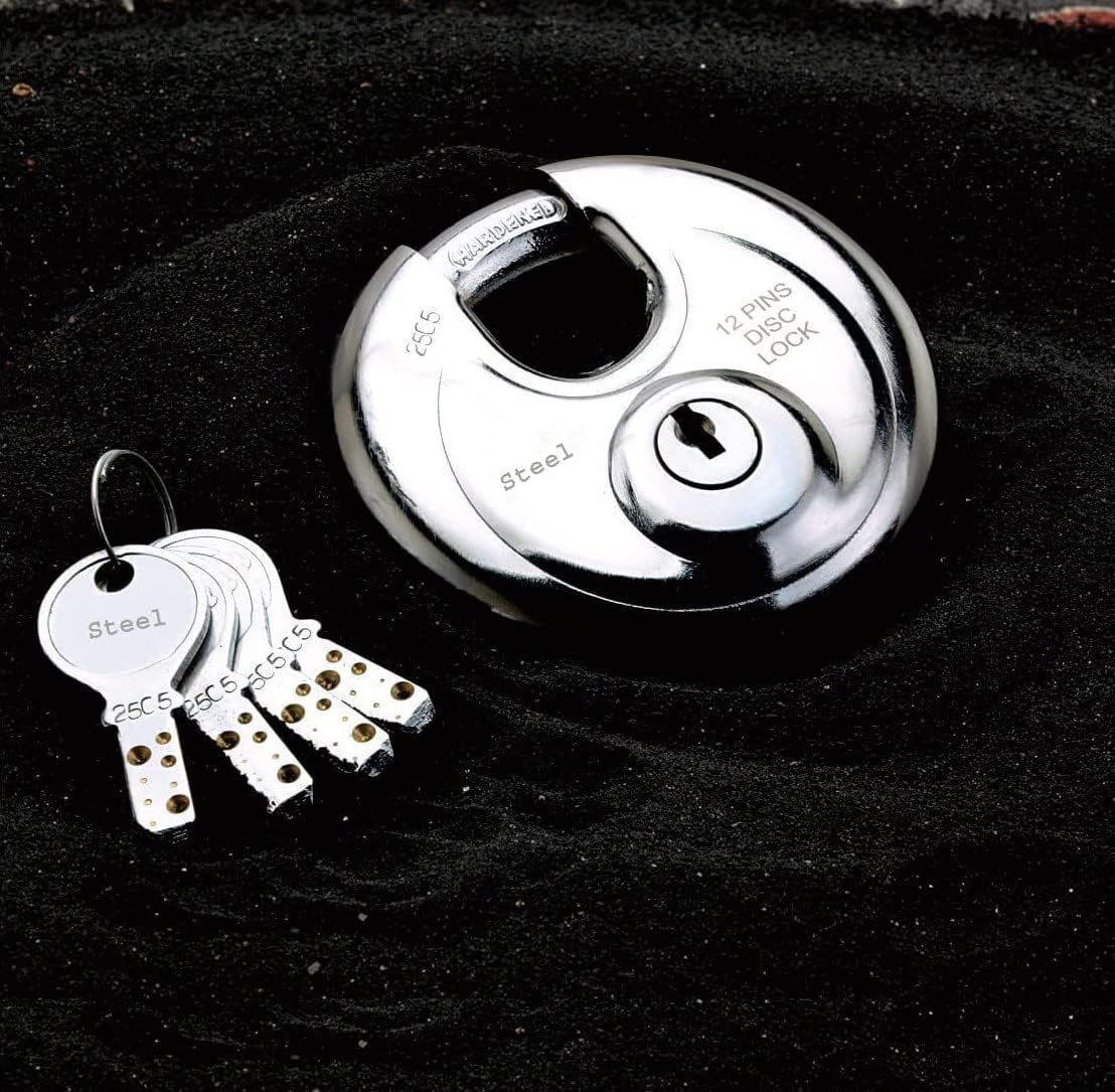 Rival Stainless Steel Lock 90 MM Shutter & Home, Door Lock Advance Ultra Keys Technology Safty Disc 12 Pin Micro Accuracy, This Lock Open ONLY Original 4 Keys (Pack of 1) (HULK90, 90 mm) (B0C74J3C3Z) Amazon Price History, Amazon Price Tracker