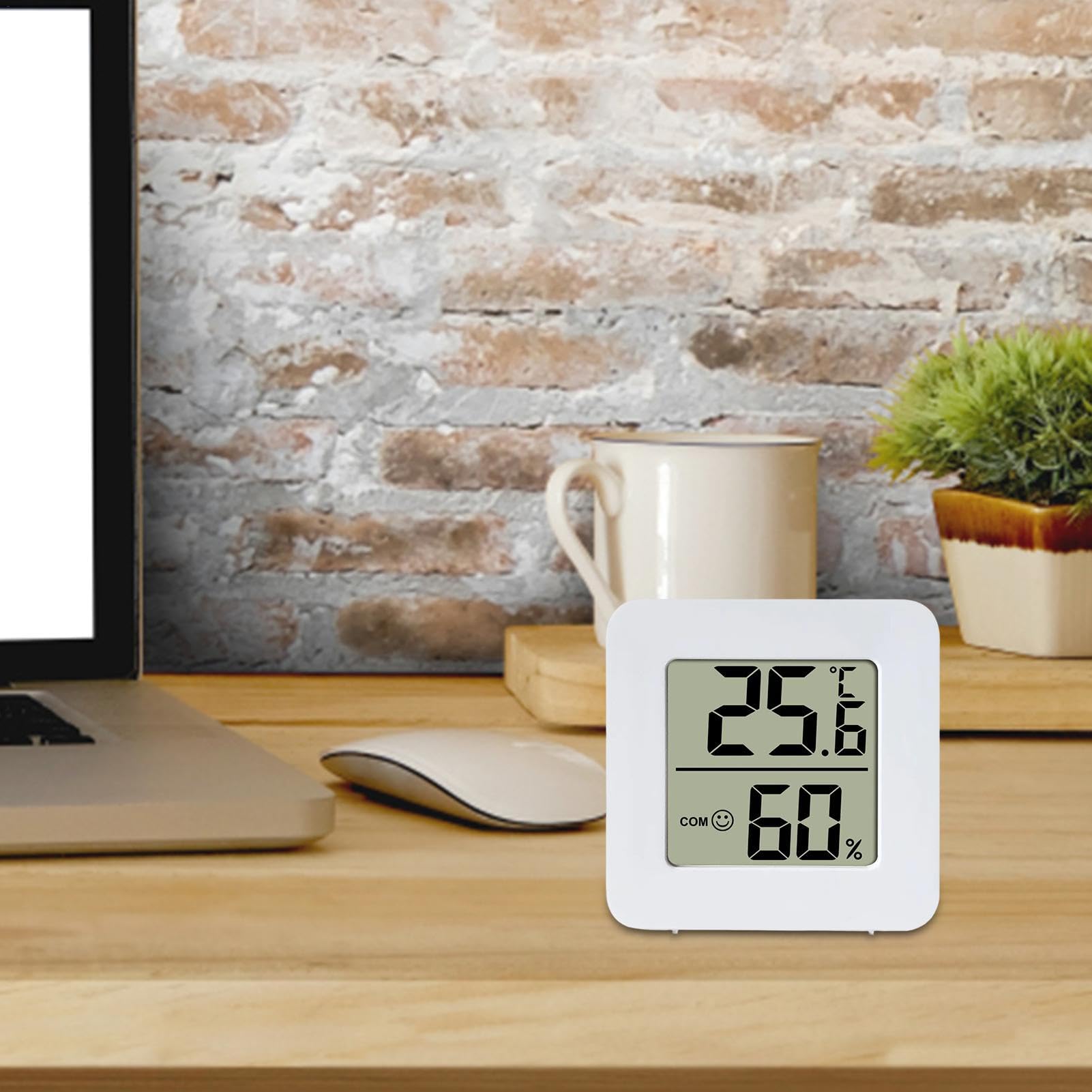 Hygromètre numérique - compteur d'humidité hygromètre numérique avec indicateur d'expression - capteur de confort d'air, compteur d'humidité flexible pour chambre d' , bureau, incube