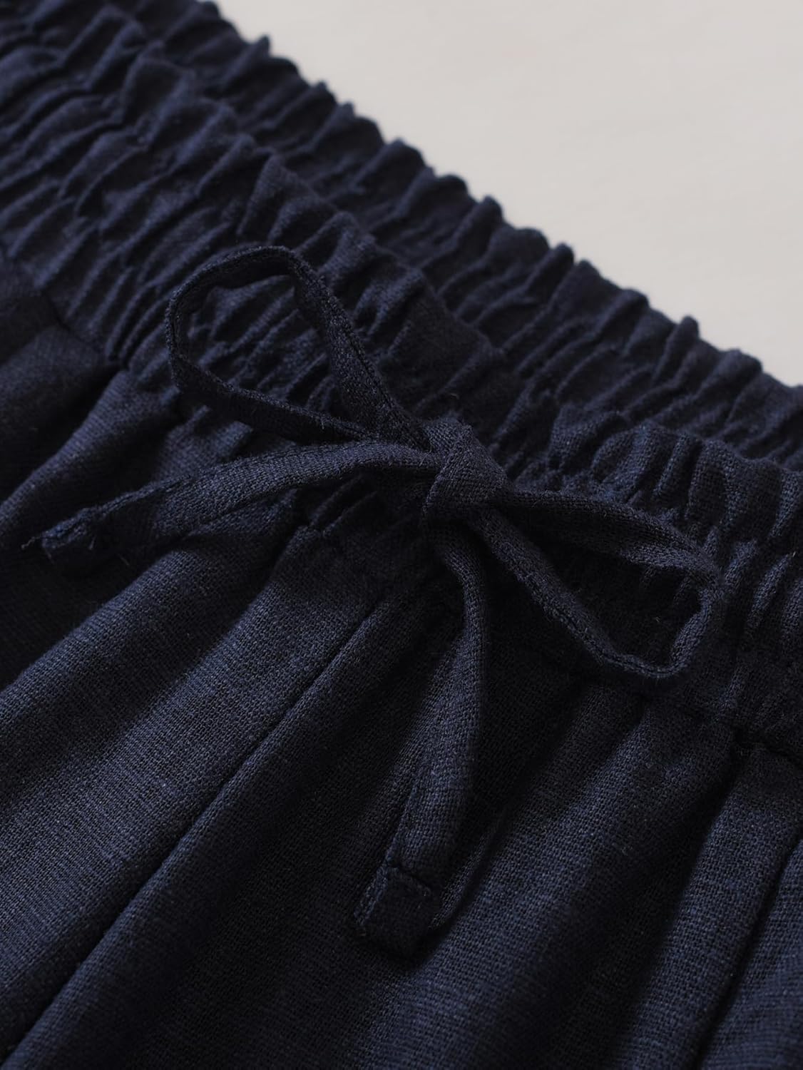 Latuza Women's Petite Linen Pants Petite Length Casual Harem Pants