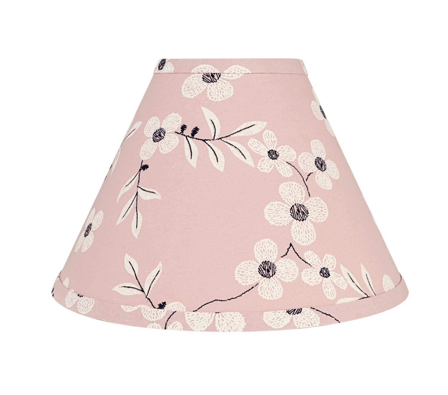 Aspen Creative 58033A, Empire Uno Lamp Shade, Pink, 4" Top x 10" Bottom x 7" Slant Height, Slip UNO 33mm