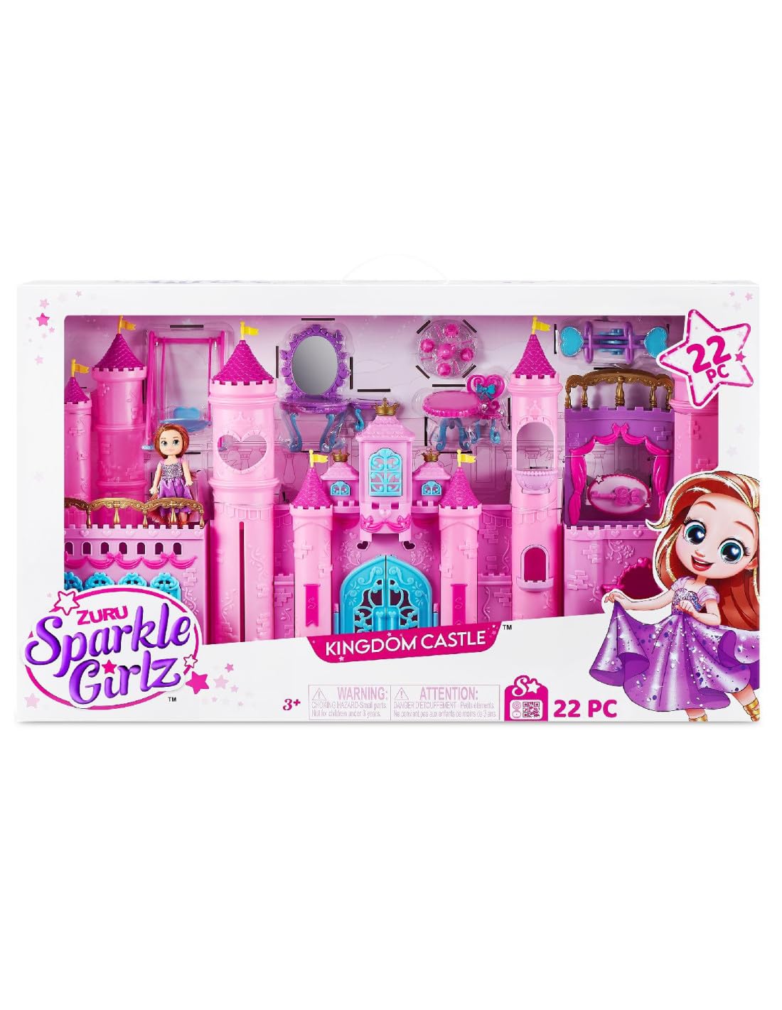 ZURU Sparkle Girlz 10052 Cupcake Little World Kingdom Castle
