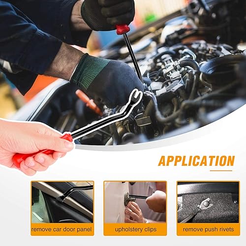 Miniatura 9 de GOOACC - Kit de 240 clips de retención a presión para automóvil remaches de plástico y sujetadores clips para guardabarros paneles y tapicería con