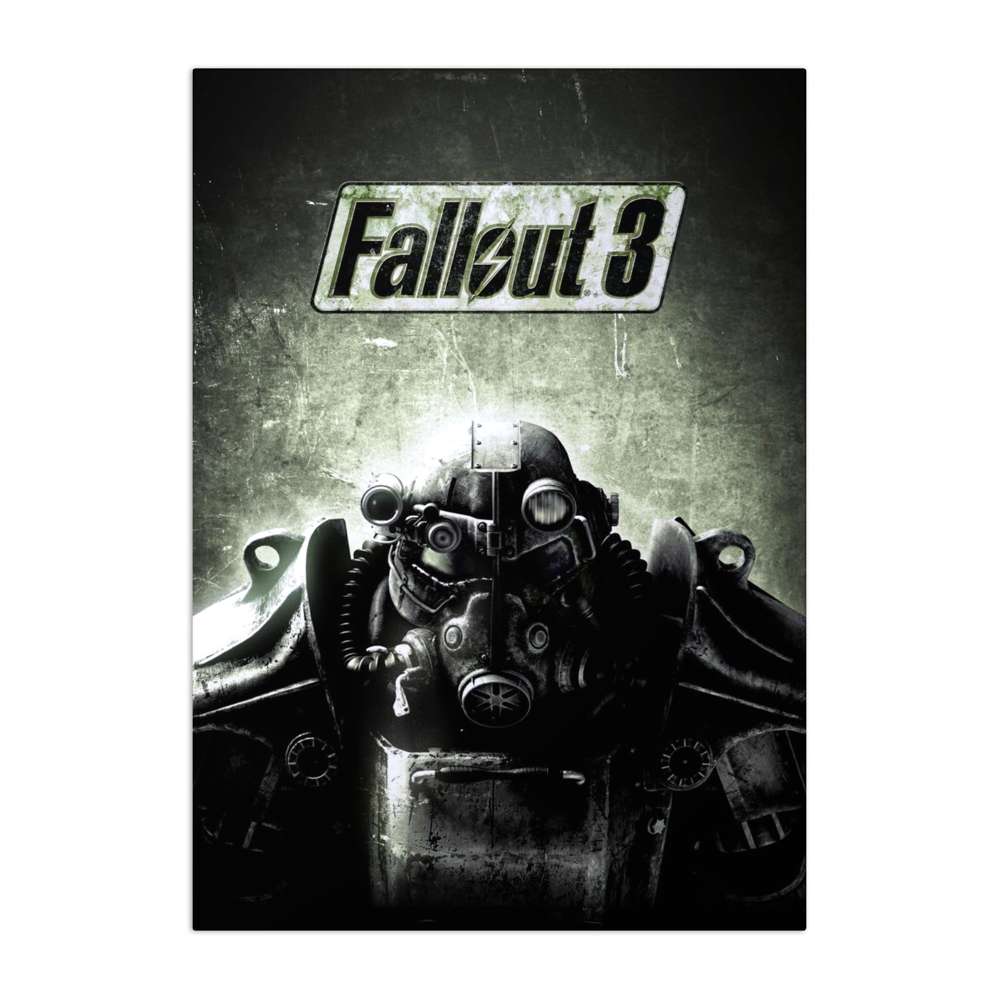 Displate – Poster in metallo – Montaggio magnetico – Fallout – Fallout 3 – Dimensione L – 67,5 x 48 cm