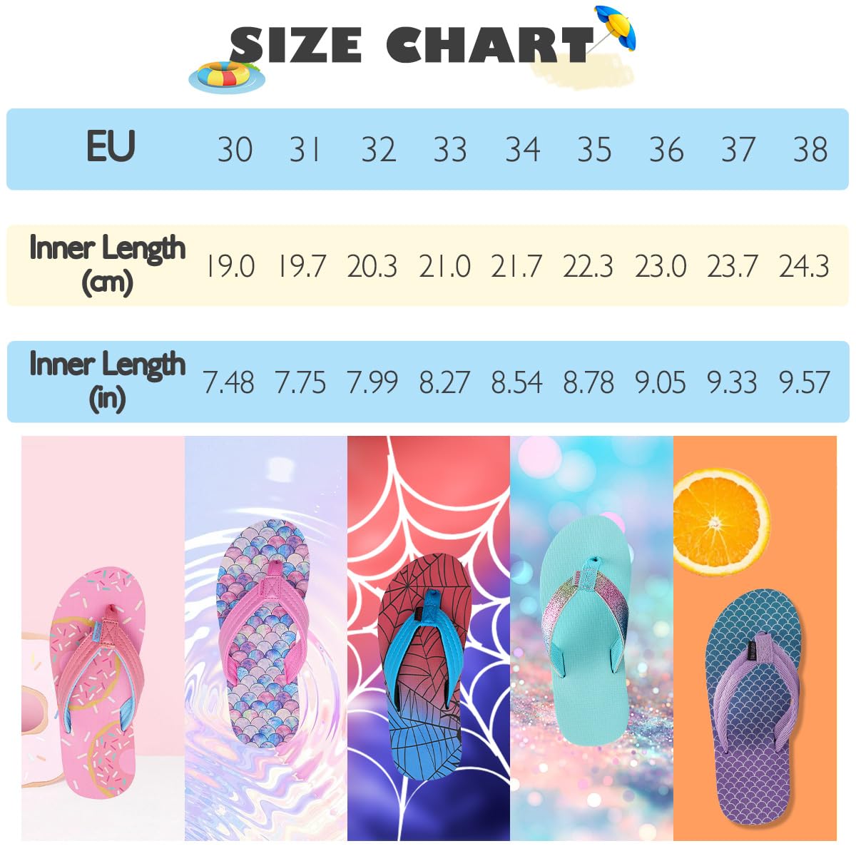Chanclas Niña Niño Piscina Zapatillas Verano Playa Antideslizante Ligero