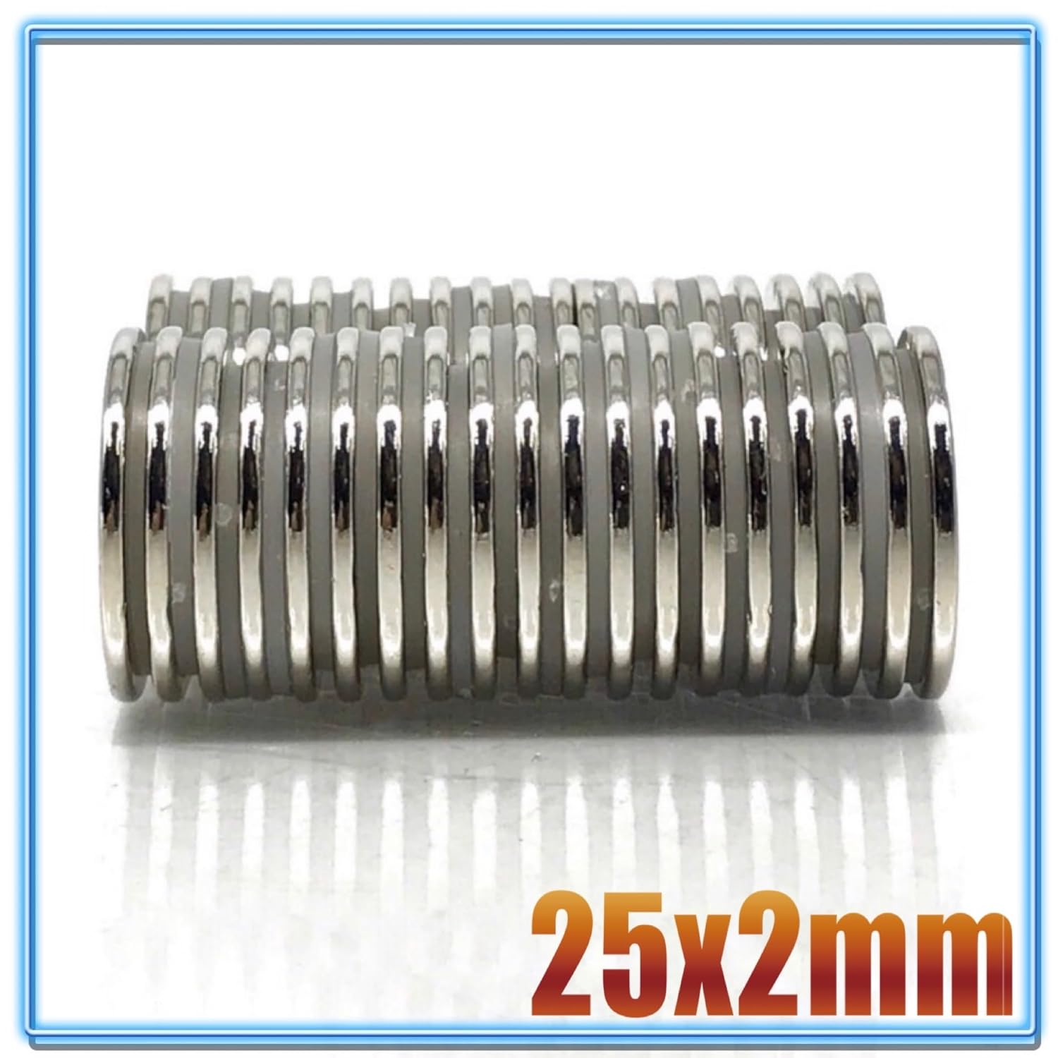 2/5/10/20/50/100 Pcs 25x2 Neodymium 25mm x 2mm NdFeB Round Super Permanent Magnetic imanes Disc 25 * 2 Magnet(100pcs)