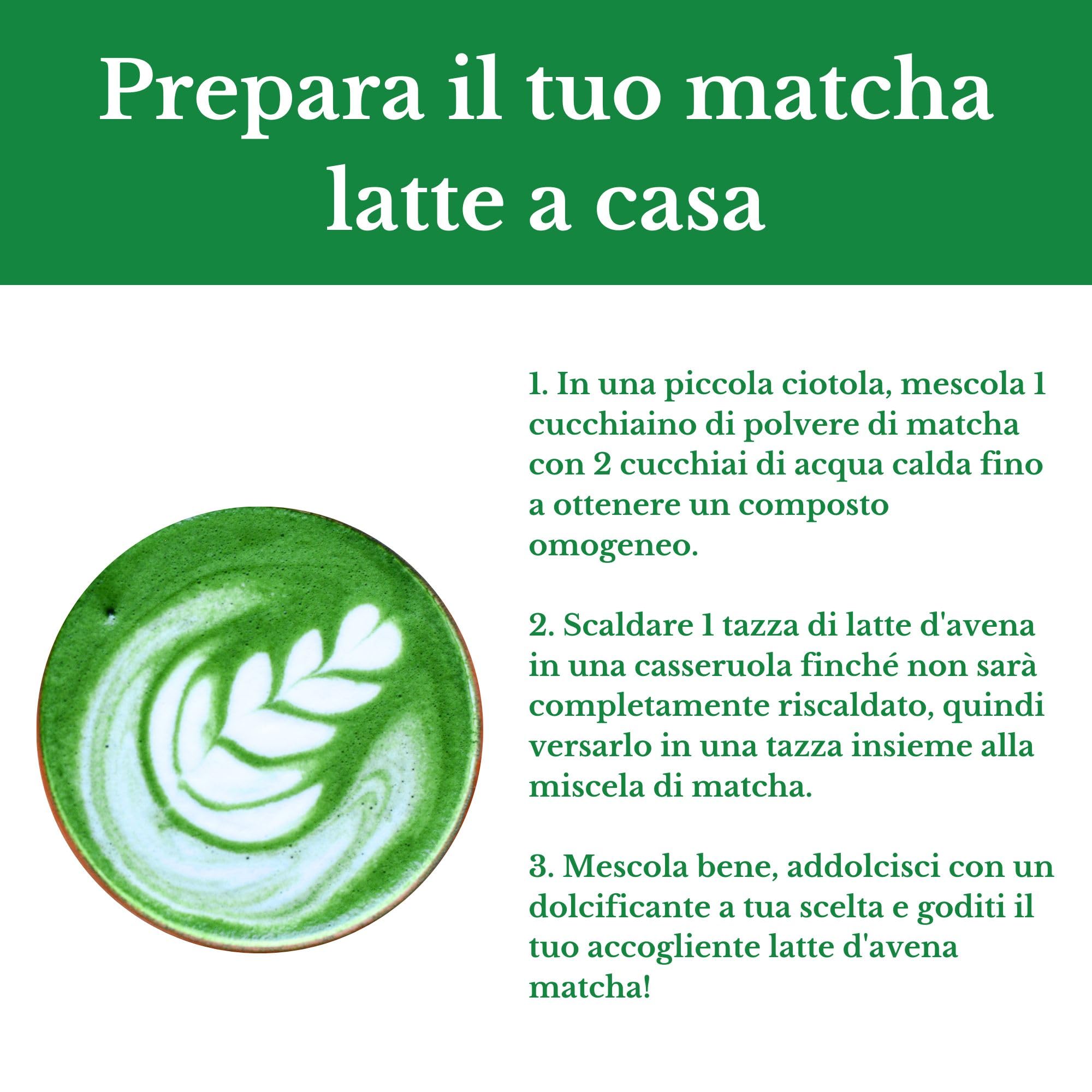 Matcha Giapponese Premium da Kagoshima - Tè Verde in Polvere 50g - Per Lattes, Frullati e Torte - Vincitore del Premio "Great Taste" - Heapwell Superfoods