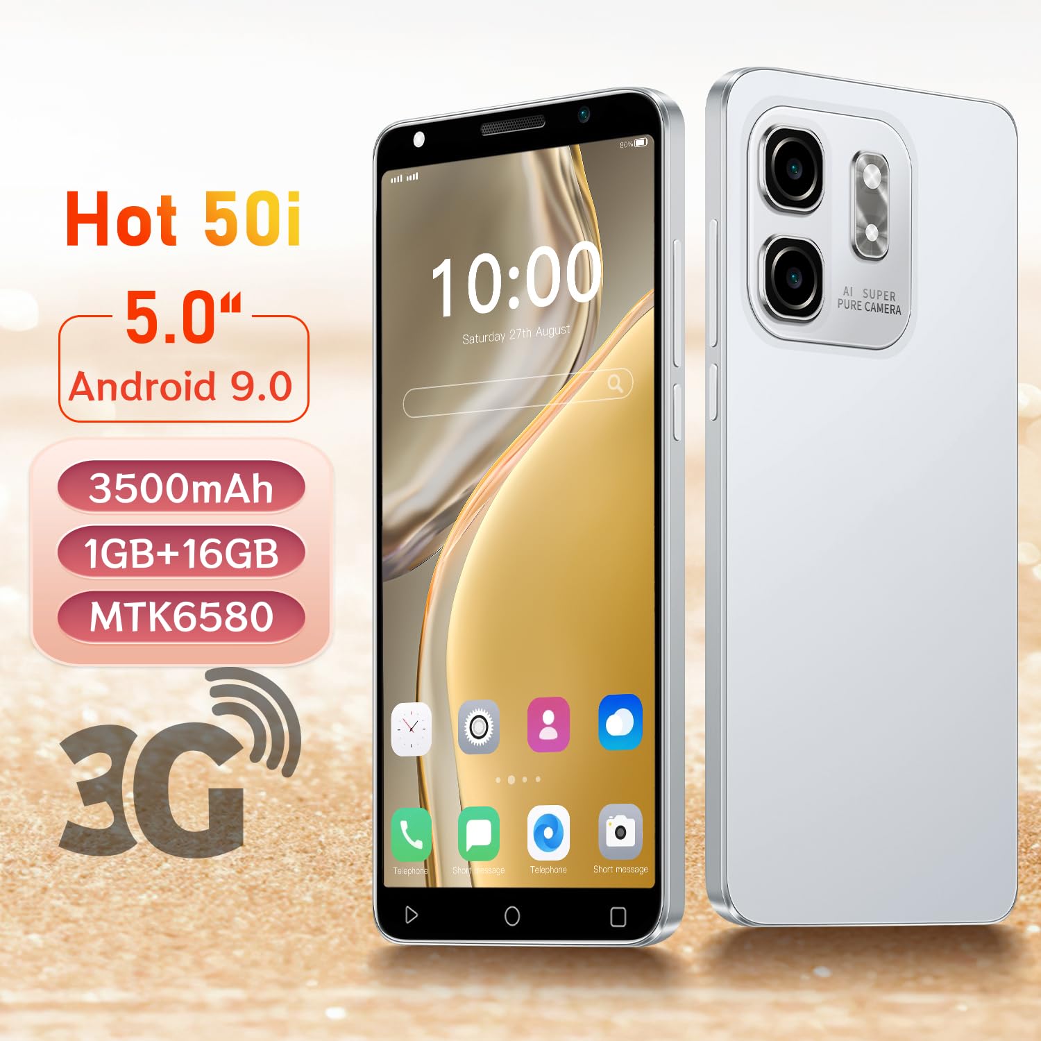 Amazon.com: SmlPrz Unlocked 3G Cheap Mobile Phone with 5.0 inch HD