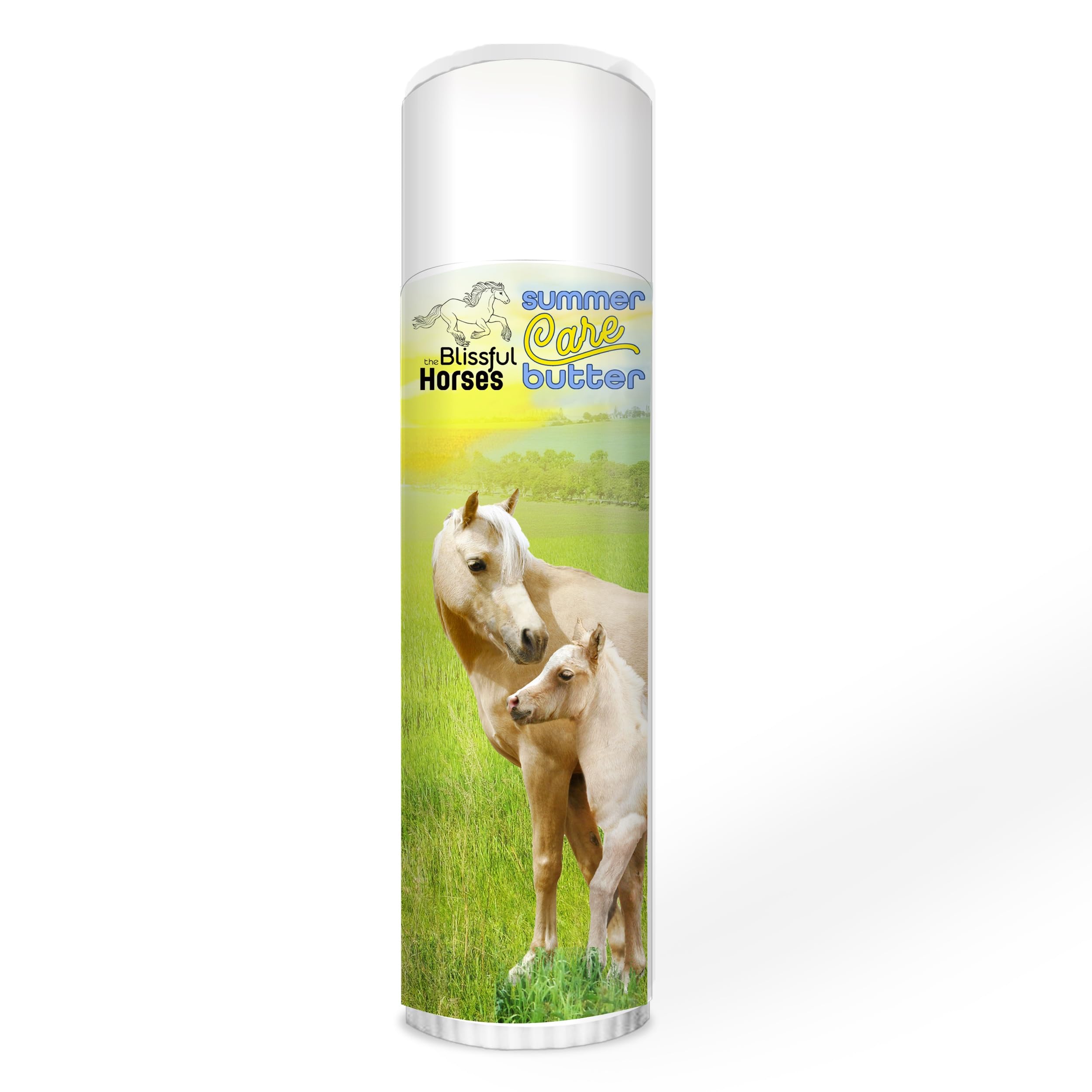 The Blissful Horses Summer Care Sun Butter, Gentle Horse Sunscreen, Easy-to-Apply Equine Sunblock Solution, Must-Have Horse Essentials for All Day Sun Protection, 0.50 oz.