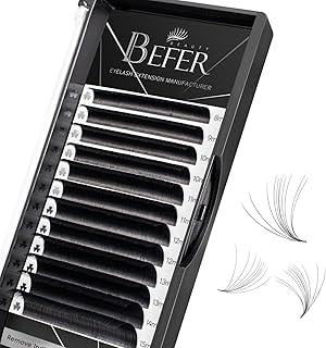 Extensiones de pestañas de volumen de 0.05 CC...