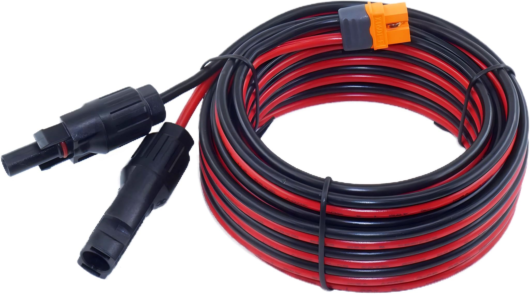 Solar to XT60i Extension Cable 25FT 12AWG Solar Charge Cable Solar Panel Connector to XT60i Adapter Compatible for EcoFlow River Delta Anker SOLIX Power Station