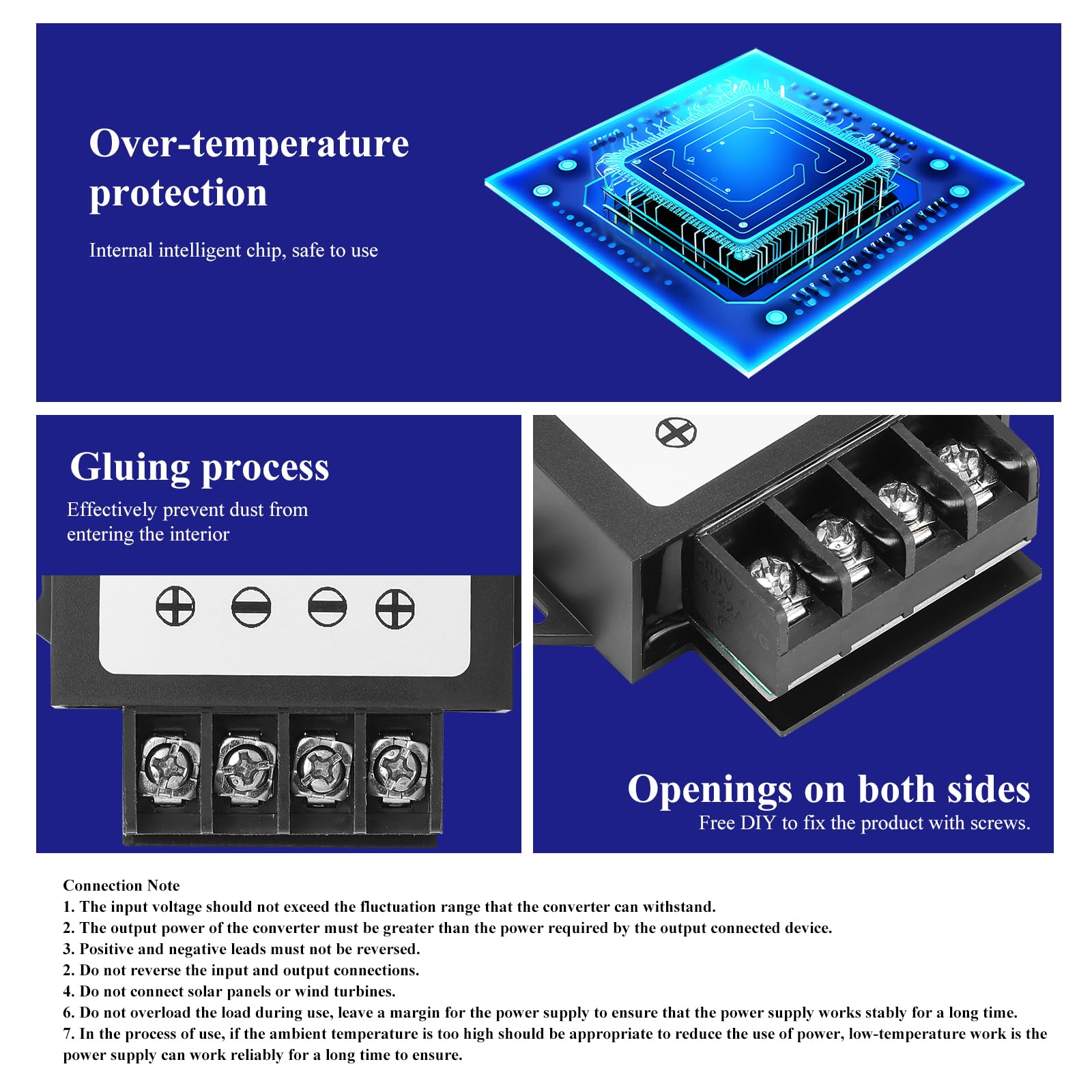 Convertitore di tensione da 12V CC a 24V, Trasformatori di potenza da 3A 72W Regolatore da 10V-22V Step-Up 24V Convertitore per display, strisce LED,ecc.
