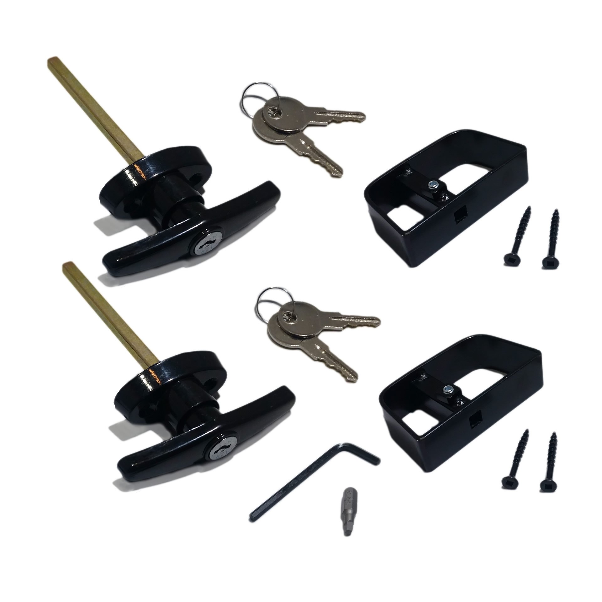 Buy Keyed Alike Pair of Shed Door THandle Locks 41/2" Stem Length