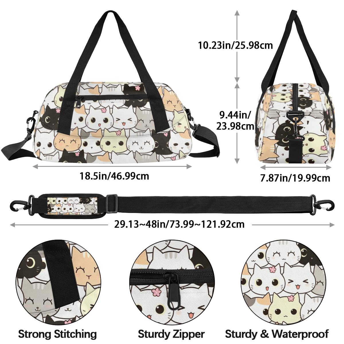Cute Animal Frog Pattern Kids Duffel Bag for Girls Boys Sport Gym Bag Small Overnight Weekender Tote Bag Carry on Teen Dance Bag for Traveling Gymnastic Ballet