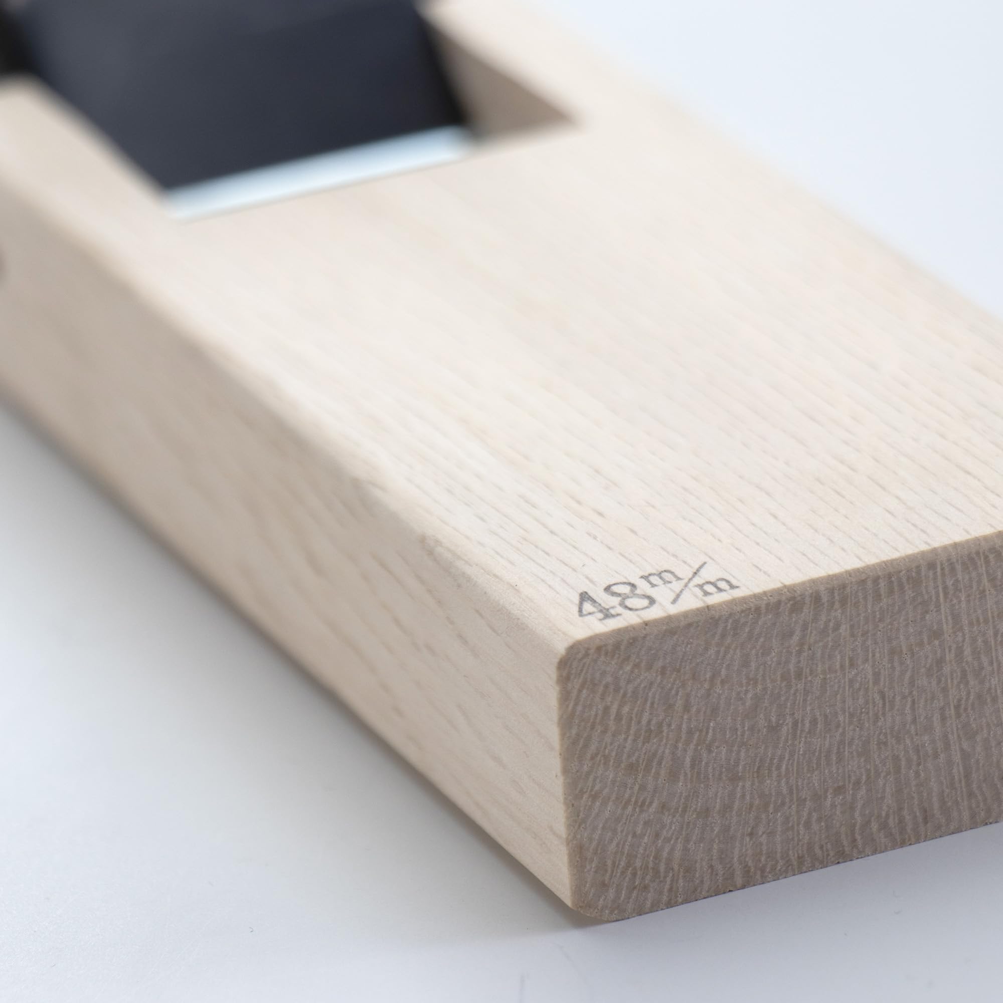Wazakura, Rabot Japonais Hira Kanna 48 mm | Fabrication Artisanale | Lame en Acier Haut Carbone | Outil de Menuiserie de Précision | Corps en Bois Japonais | Main