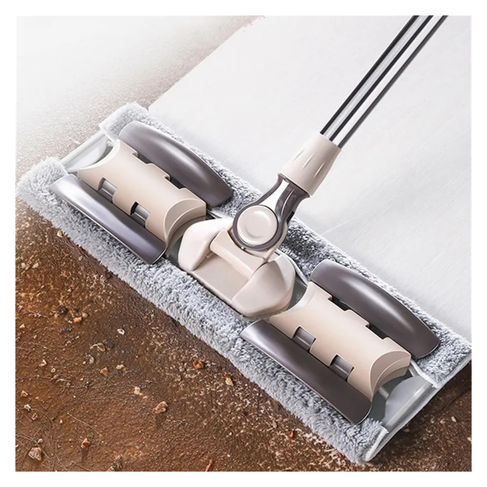 Fregona doméstica Rectangular extendida, fregona giratoria de 360°, 150 cm