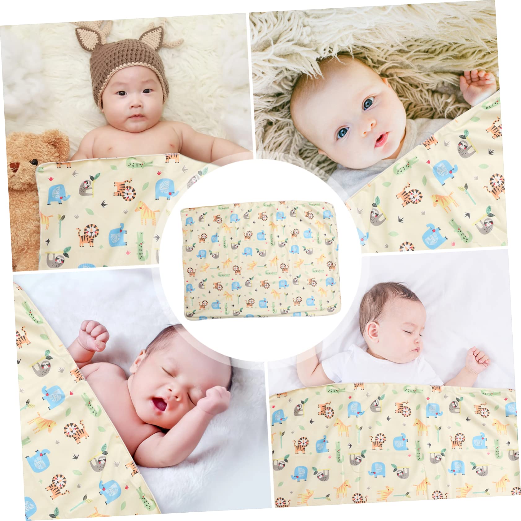 IMIKEYA 1 Pc Coperta coperta Baby Toquilla Baby Biancheria da letto per lettino Passeggino per neonati Passeggino per neonati passeggini per neonati in pile di corallo giallo