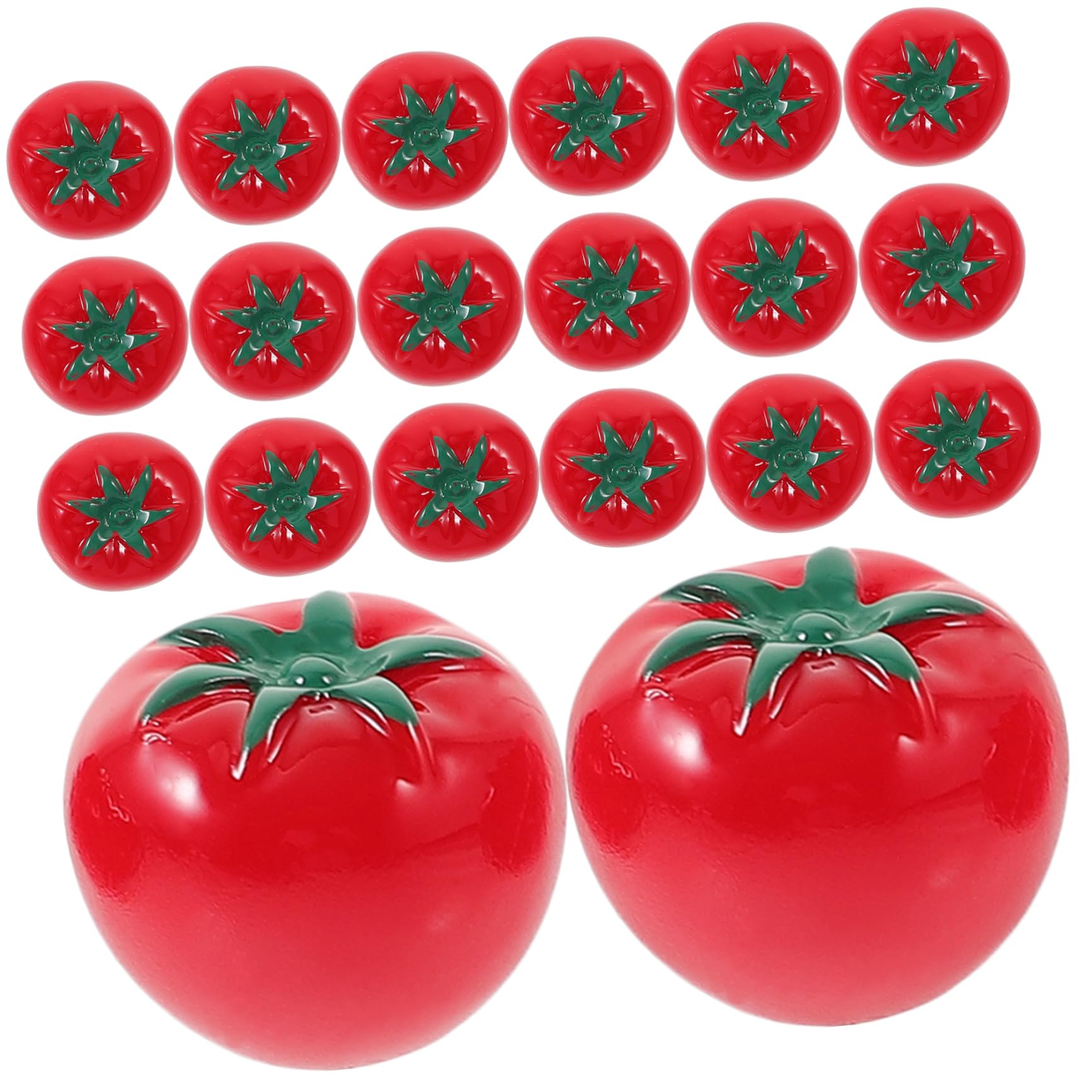12 Pezzi Pomodori Artificiali In Miniatura - Modelli In Resina Per Casa Delle Bambole, Decorazioni Fai Da Te, Accessori Per Presepi E Attività Artigianali