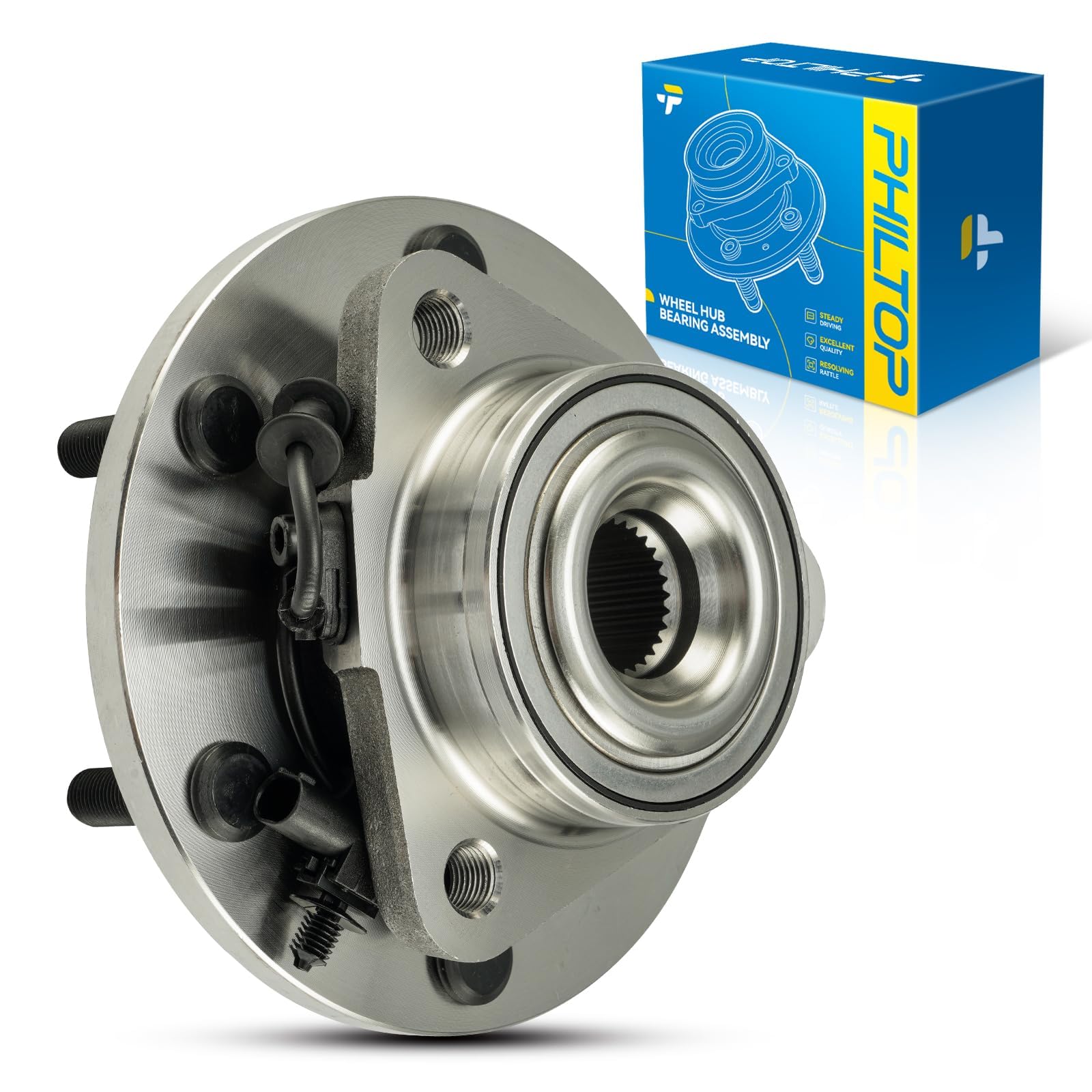 PHILTOP 515155 x1 4WD Front Wheel Hub Assembly for Nissan Titan, Armada