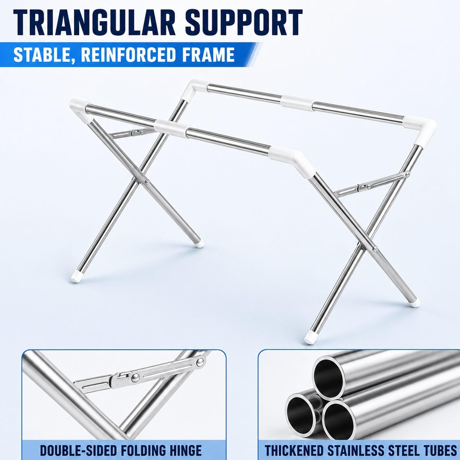 Hamac de Toilettage Chien Chat avec Support, Table de Toilettage Pliable