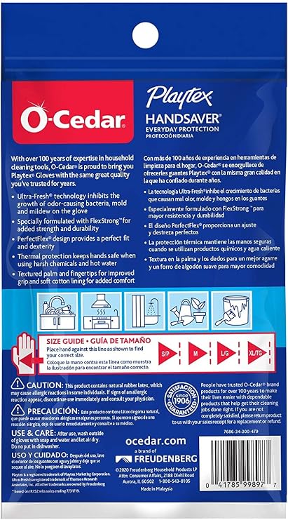 Playtex Handsaver Reusable Rubber Gloves (Medium, Pack - 1)