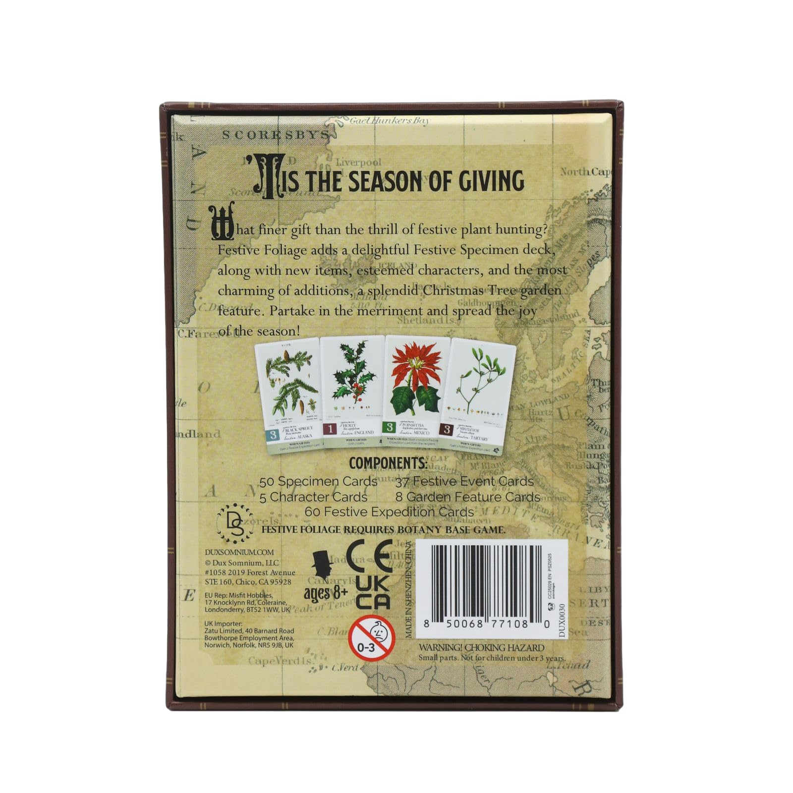 Botany: Expansión festiva del follaje | Juego de estrategia familiar para jóvenes botánicos y adultos | A partir de 8 años | para 2-5 jugadores | Tiempo de juego promedio de 45 a 90 minutos | Perfecto